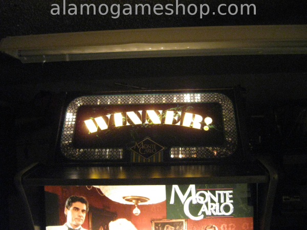 (image for) Monte Carlo Pinball by Gottlieb/Premier