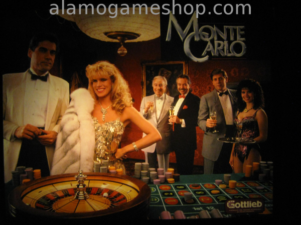 (image for) Monte Carlo Pinball by Gottlieb/Premier - Click Image to Close