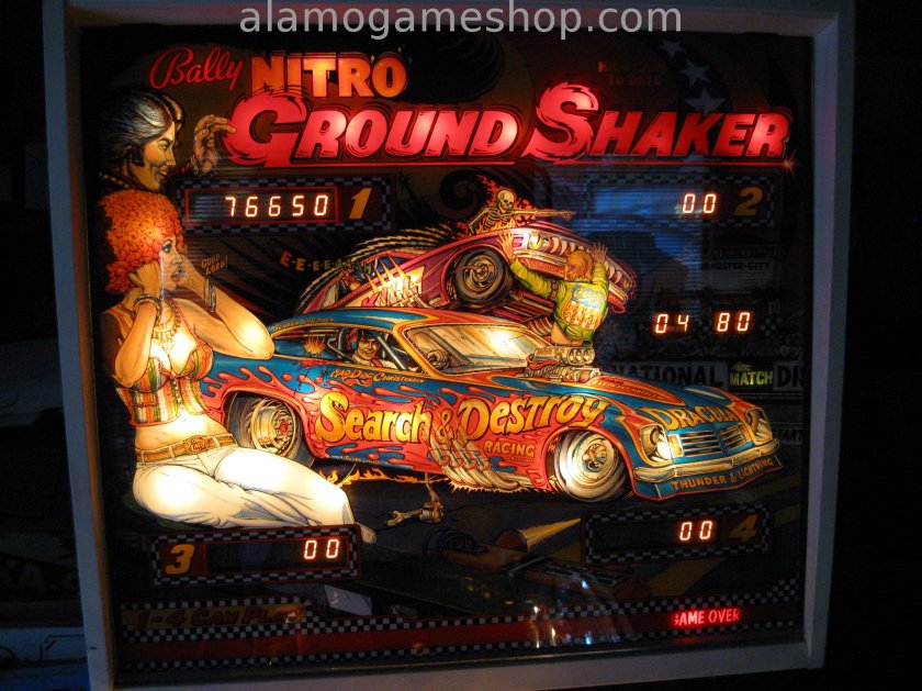 Ground Shaker by Bally from 1980 - Click Image to Close