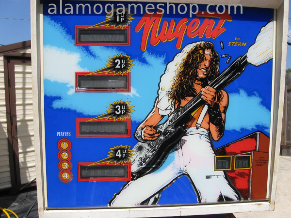 (image for) Ted Nugent Pinball by Stern 1978