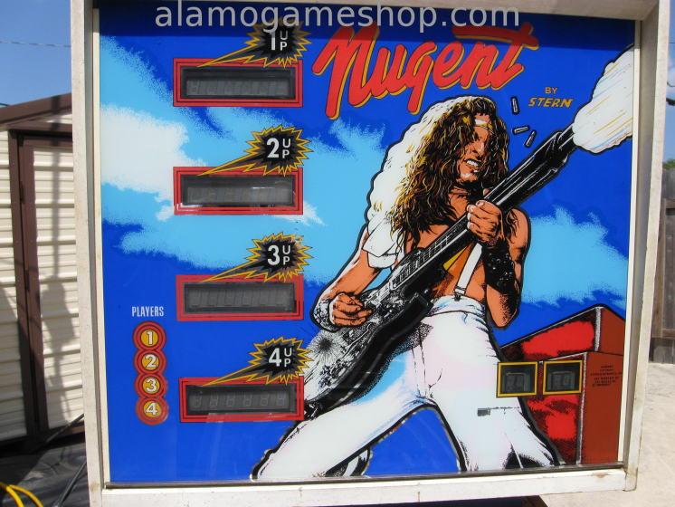 (image for) Ted Nugent Pinball by Stern 1978