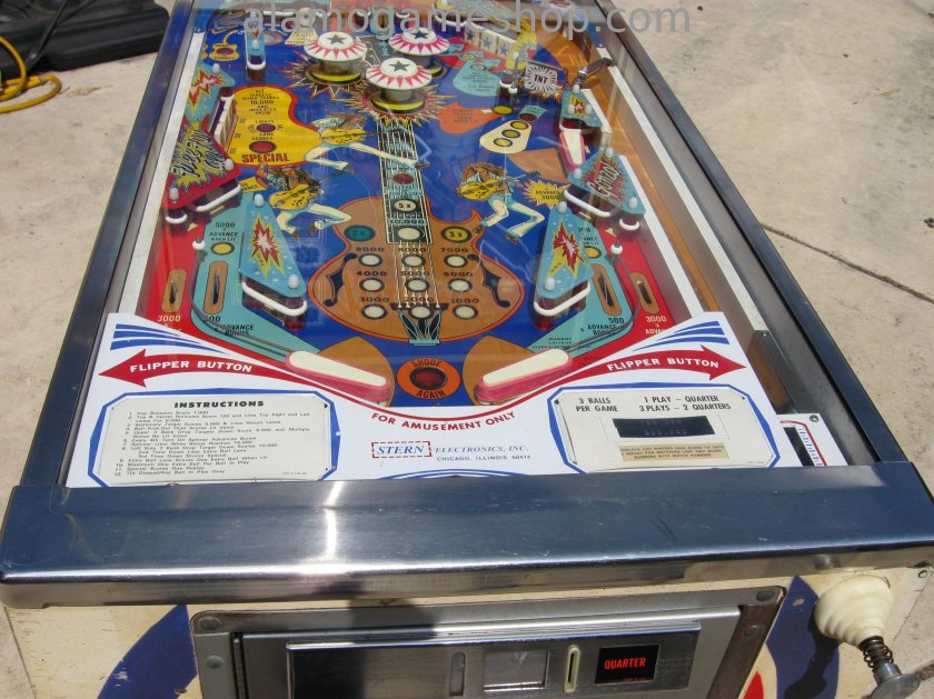 Ted Nugent Pinball by Stern 1978 - Click Image to Close