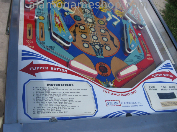 (image for) Ted Nugent Pinball by Stern 1978