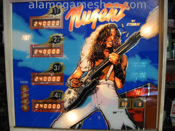 (image for) Ted Nugent Pinball by Stern 1978 - Click Image to Close