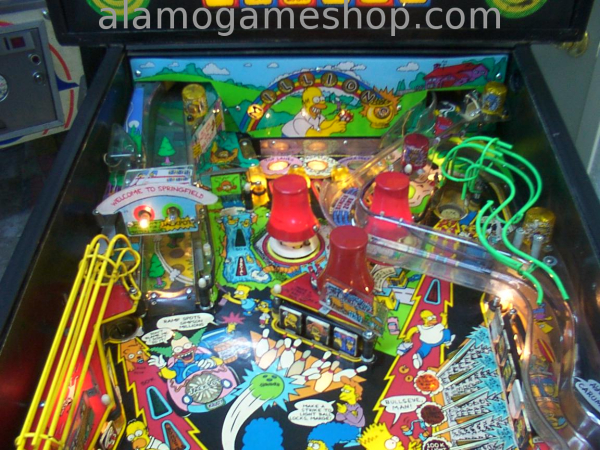 (image for) The Simpsons pinball by Data East 1990