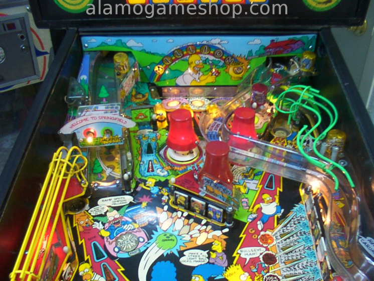 (image for) The Simpsons pinball by Data East 1990
