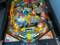 The Simpsons pinball by Data East 1990