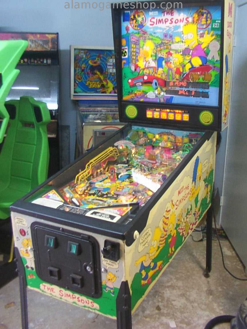 The Simpsons pinball by Data East 1990 - Click Image to Close