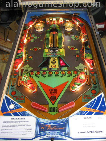 (image for) Skylab Pinball by Williams 1974 EM