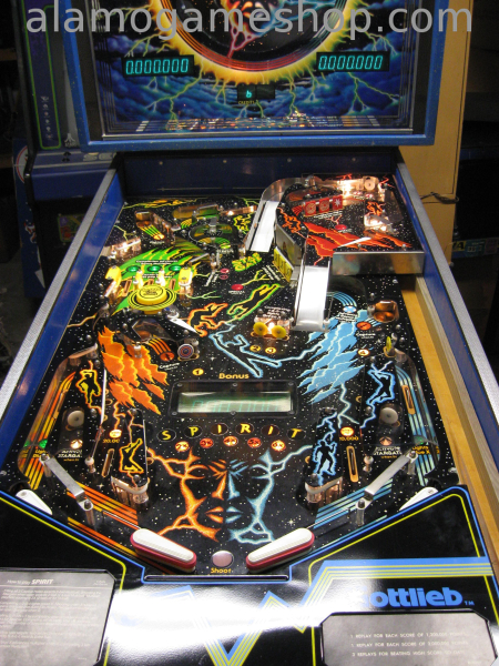 (image for) Spirit pinball by Gottlieb from 1982