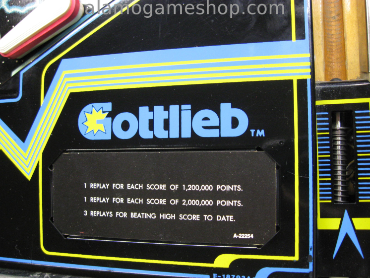 (image for) Spirit pinball by Gottlieb from 1982