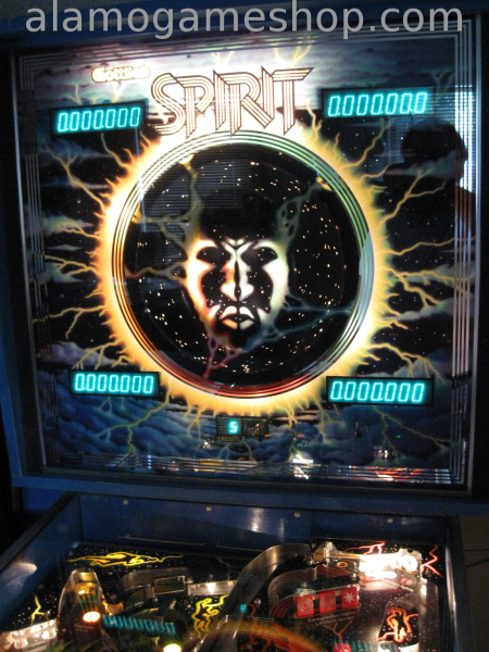 (image for) Spirit pinball by Gottlieb from 1982