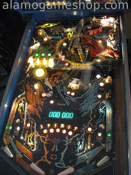 (image for) Spirit pinball by Gottlieb from 1982