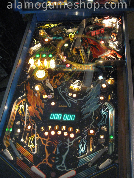 (image for) Spirit pinball by Gottlieb from 1982