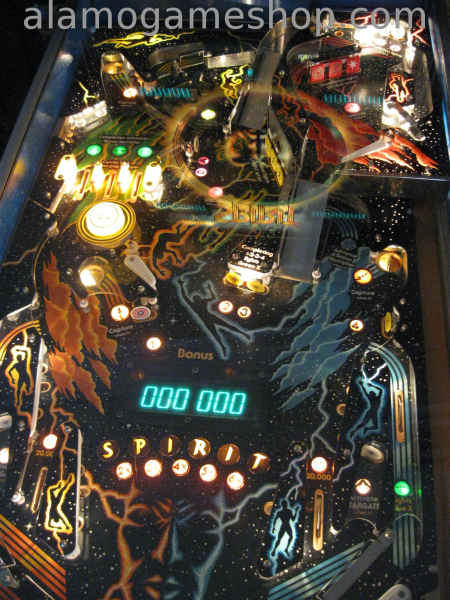 (image for) Spirit pinball by Gottlieb from 1982