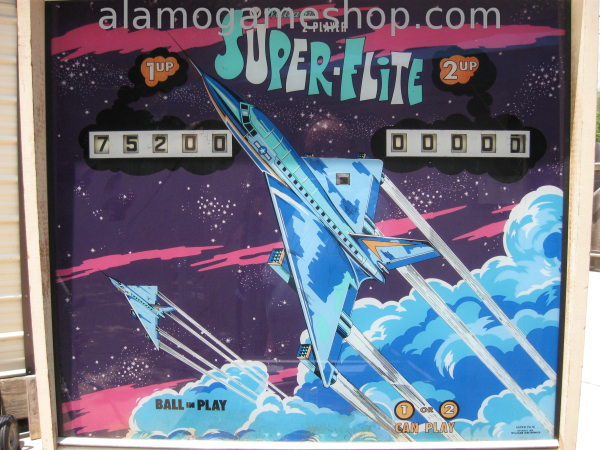 (image for) Super-Flite pinball by Williams 1974