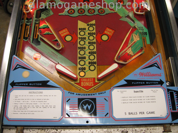 (image for) Super-Flite pinball by Williams 1974