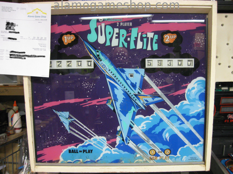 (image for) Super-Flite pinball by Williams 1974