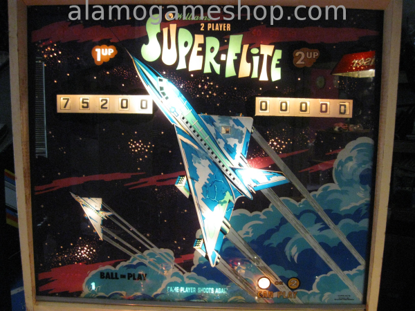 (image for) Super-Flite pinball by Williams 1974 - Click Image to Close