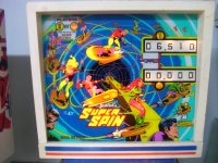 (image for) Super Spin pinball by Gottlieb 1977 EM