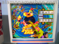 (image for) Super Spin pinball by Gottlieb 1977 EM