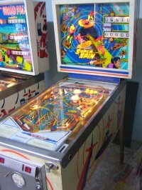 (image for) Super Spin pinball by Gottlieb 1977 EM