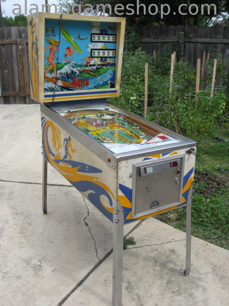 (image for) Surfer pinball by Gottlieb 1976 - Click Image to Close