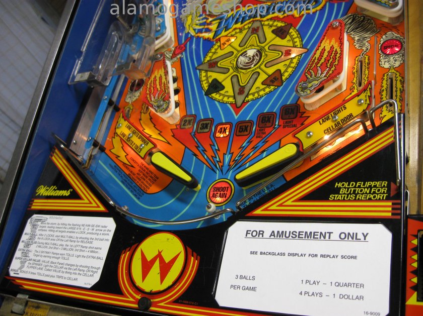 Whirlwind Pinball by Williams 1990 - Click Image to Close