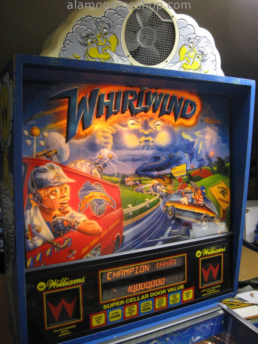 Whirlwind Pinball by Williams 1990 - Click Image to Close