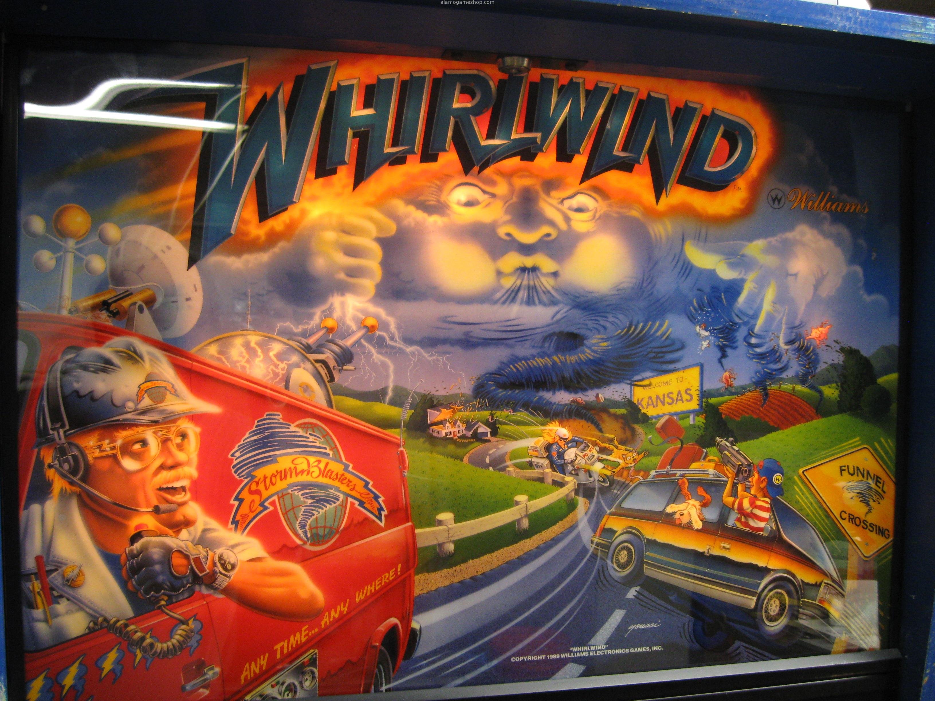 (image for) Whirlwind Pinball by Williams 1990