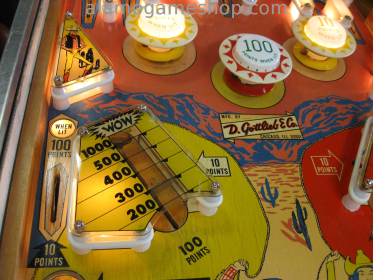 (image for) Wild Wild West pinball by Gottlieb - 196