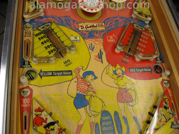 (image for) Wild Wild West pinball by Gottlieb - 196