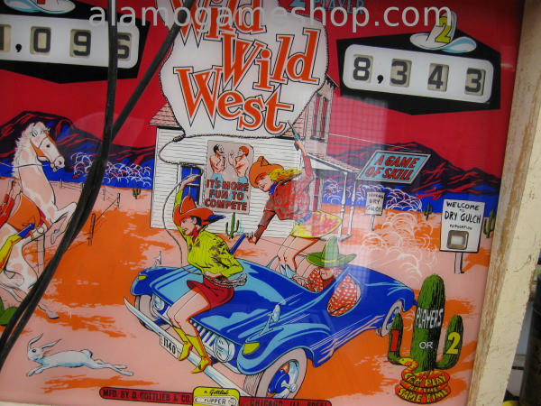 (image for) Wild Wild West pinball by Gottlieb - 196