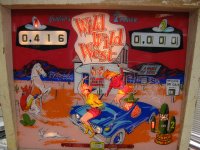Wild Wild West pinball by Gottlieb - 196