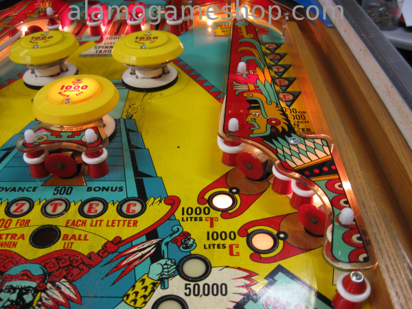 (image for) Aztec pinball by Williams 1976