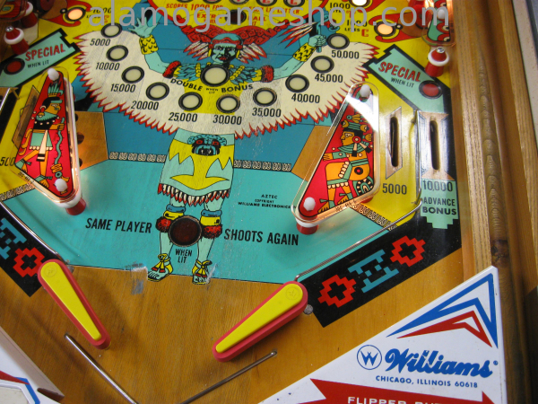 (image for) Aztec pinball by Williams 1976