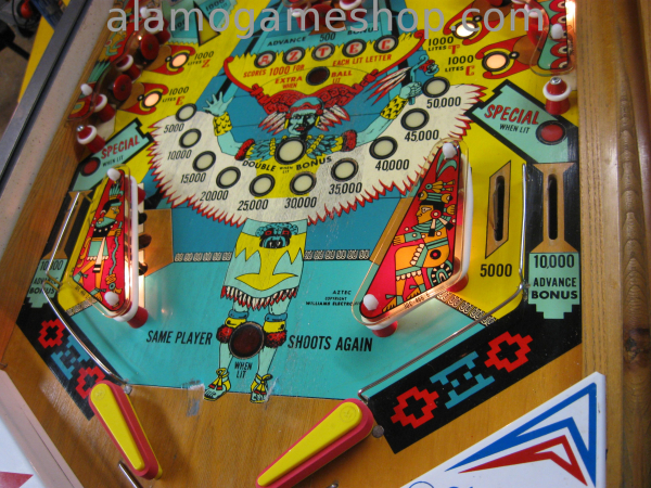 (image for) Aztec pinball by Williams 1976