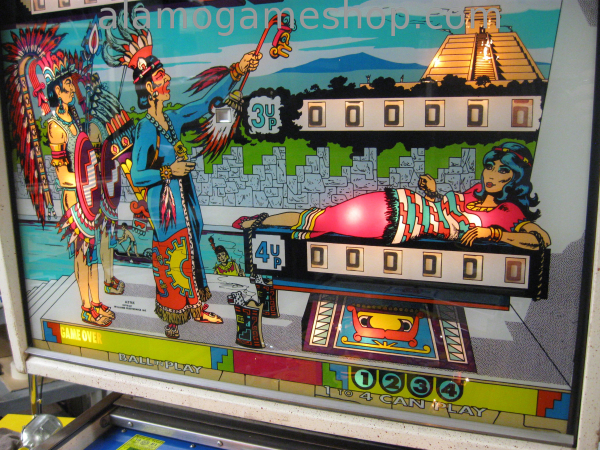 (image for) Aztec pinball by Williams 1976