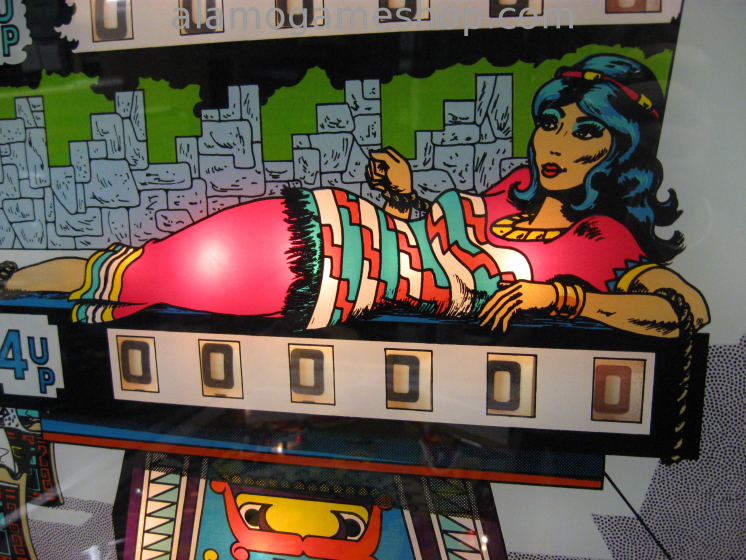(image for) Aztec pinball by Williams 1976