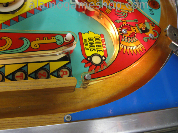 (image for) Aztec pinball by Williams 1976