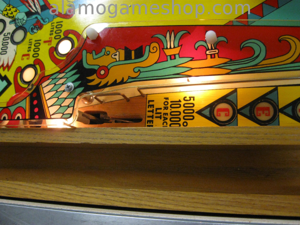 (image for) Aztec pinball by Williams 1976