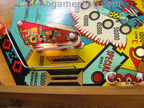 (image for) Aztec pinball by Williams 1976