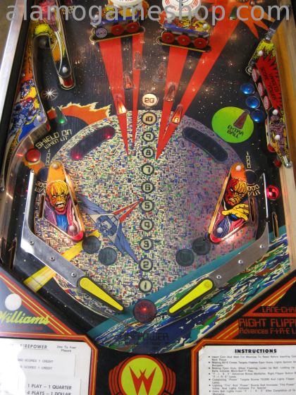 (image for) Firepower Pinball by Williams 1980