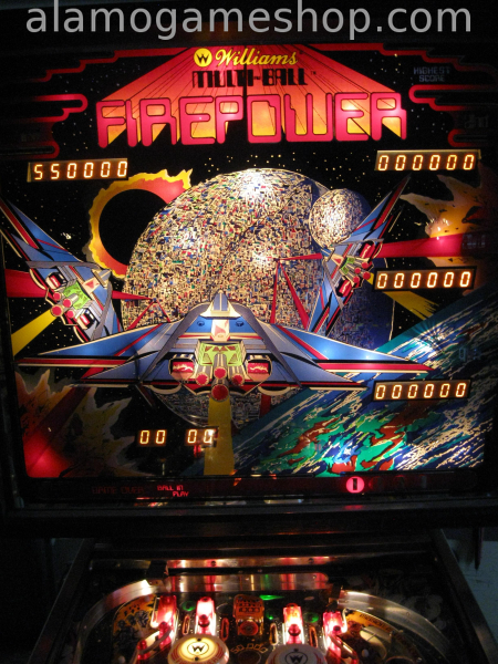 (image for) Firepower Pinball by Williams 1980