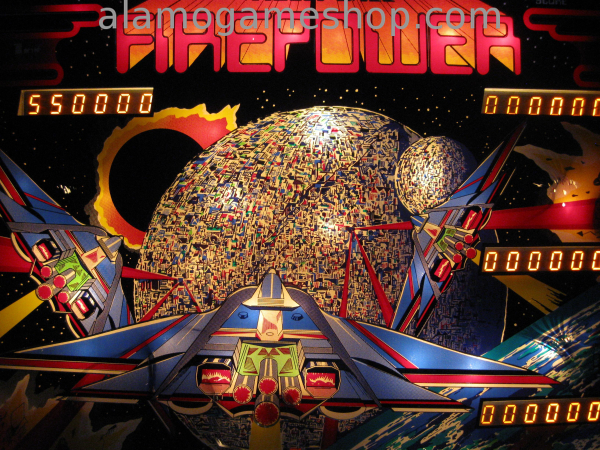 (image for) Firepower Pinball by Williams 1980 - Click Image to Close