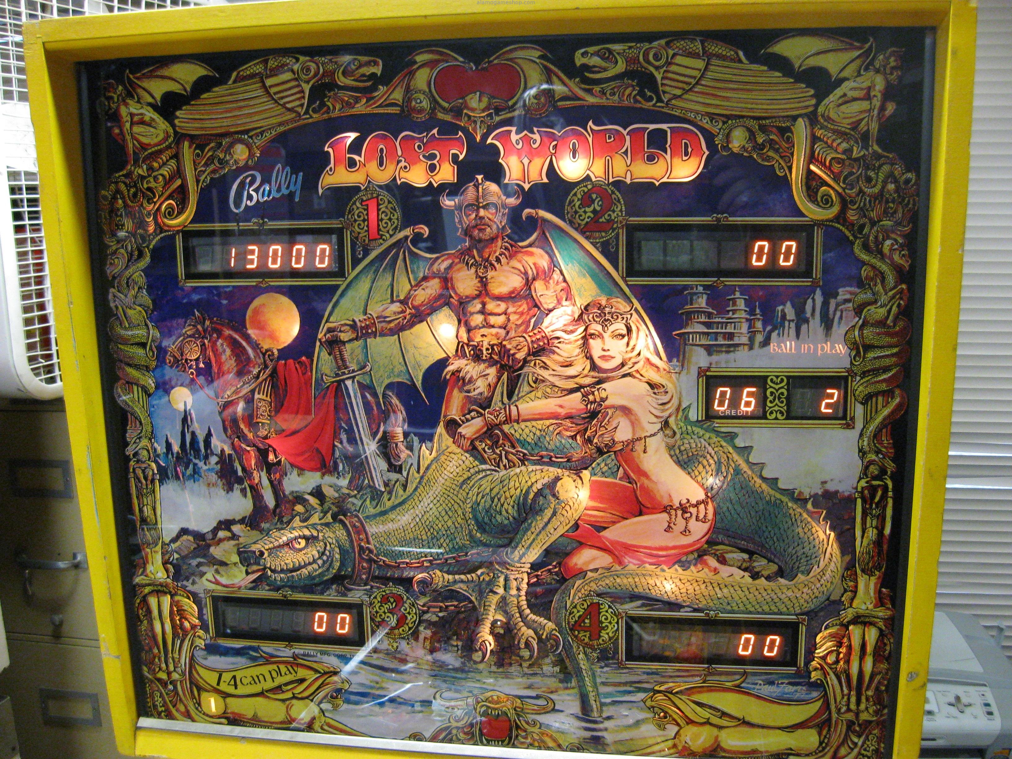 (image for) Lost World Pinball by Bally 1978 #2