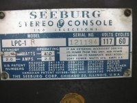 (image for) Seeburg model LPC1 Console Jukebox 1963