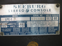 Seeburg model LPC1 Console Jukebox 1963