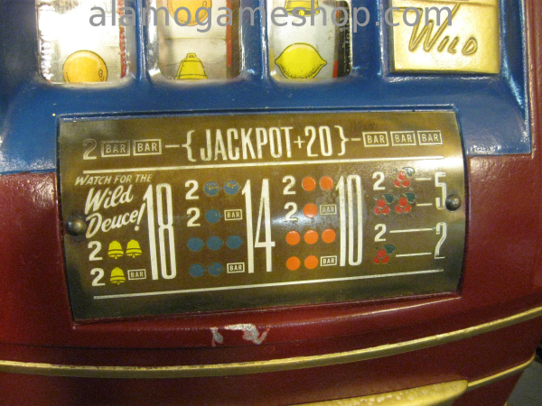 (image for) Mills Deuce 2 Wild slot machine 1948