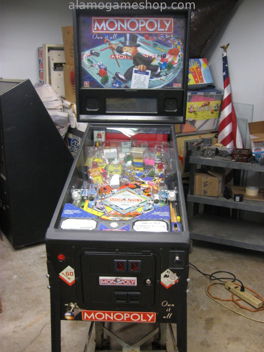 Monopoly pinball by Stern 2001 - Click Image to Close